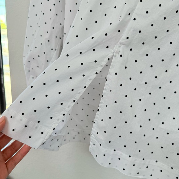 Et Tigre Button Down Shirt White Dot - Picture 3 of 7